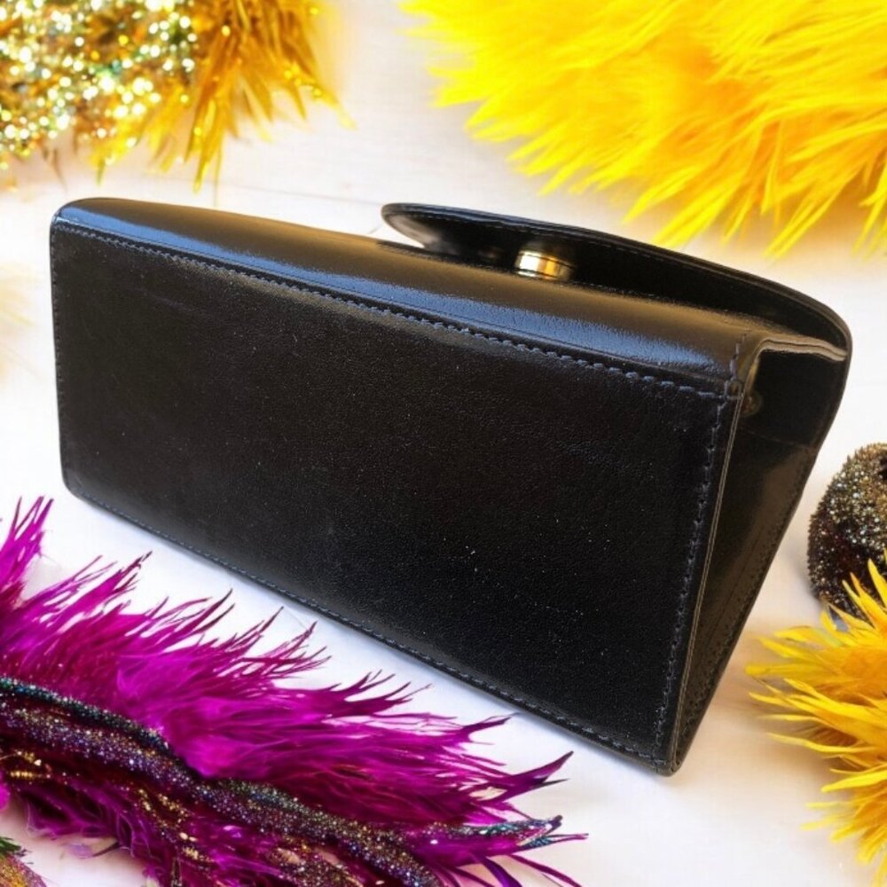 Albert Nipon Vintage 80's Purse Top Handle Struct… - image 4